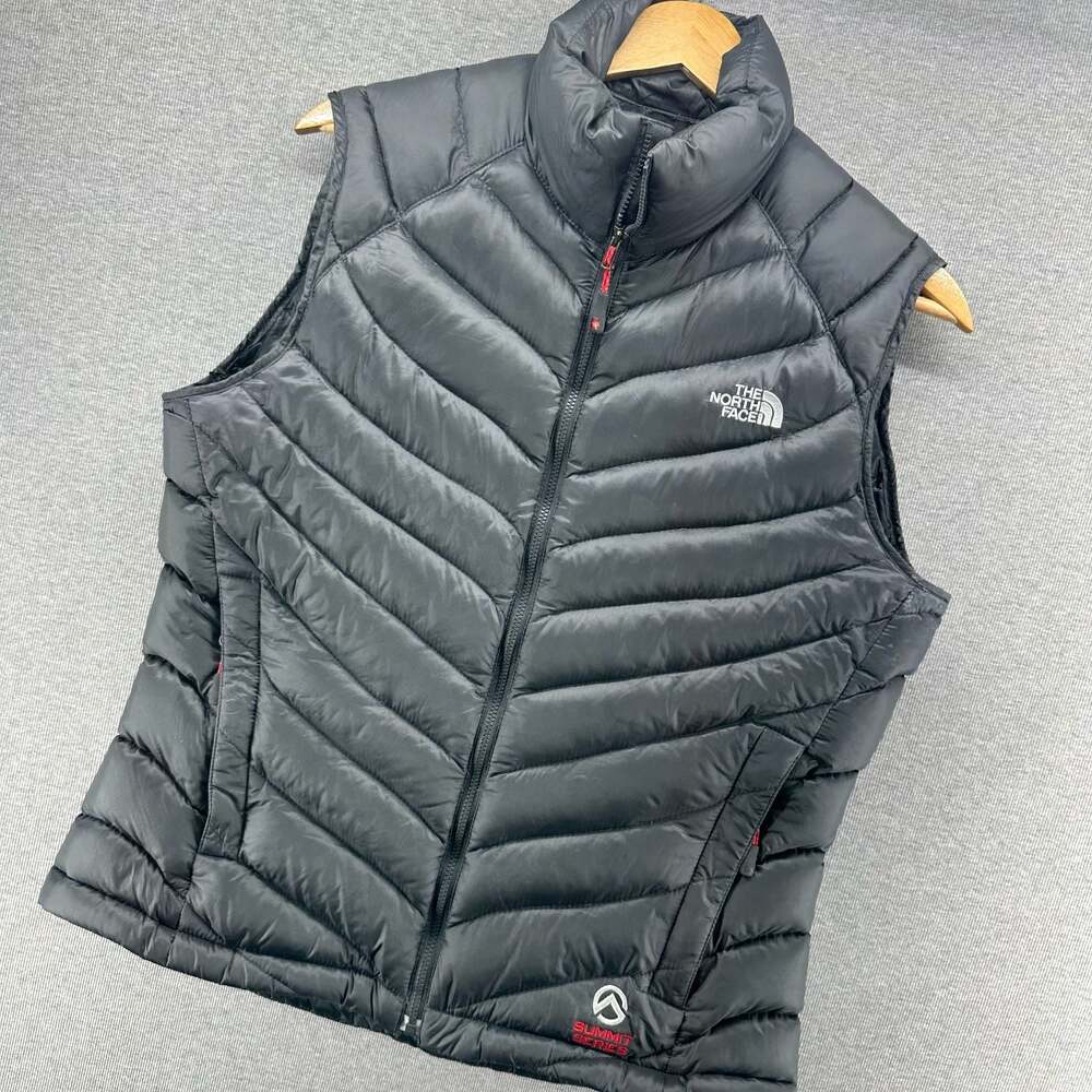 The North Face Summit Series Ripstop Pertex Down Puffer Vest Gray Women's Medium
